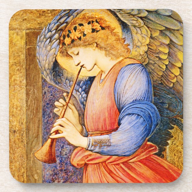 Angel-Untersetzer vor dem Raphaelit Untersetzer (Vorderseite)
