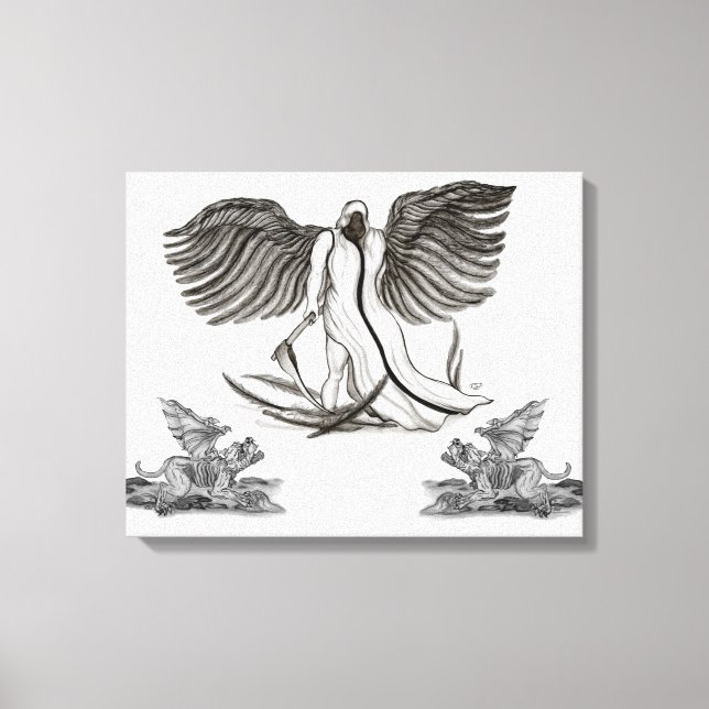 Angel Uriel Leinwanddruck (Vorderseite)
