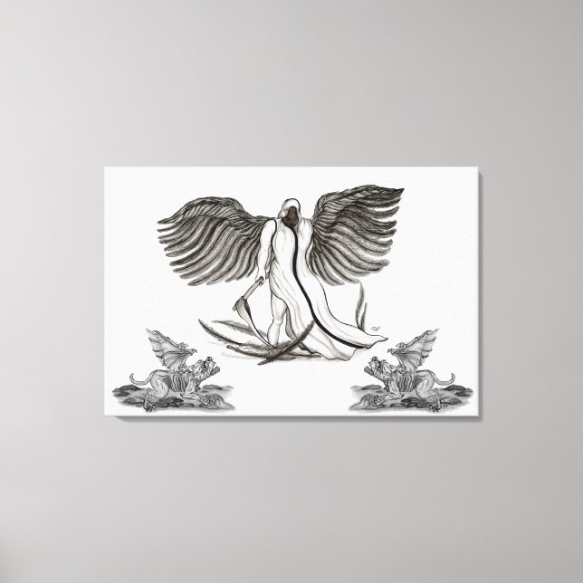 Angel Uriel Leinwanddruck (Vorderseite)