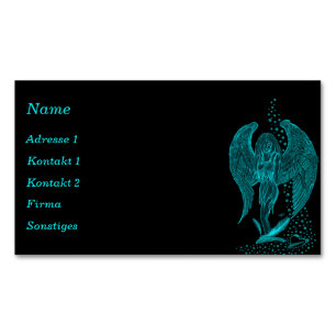 Angel verloren in der Liebe - Visitenkarten Magnetische Visitenkarte