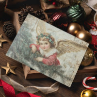 Angel Vintag Decoupage Christmas