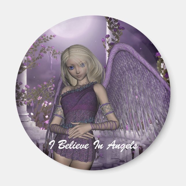 Angel Violet Charms Magnet (Vorne)