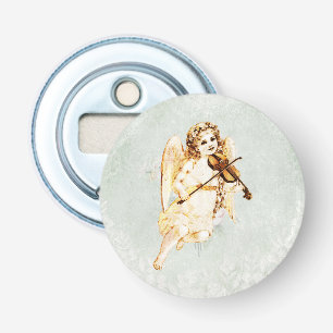 Angel Violine auf einer Shabby Vintag Textur spiel Flaschenöffner