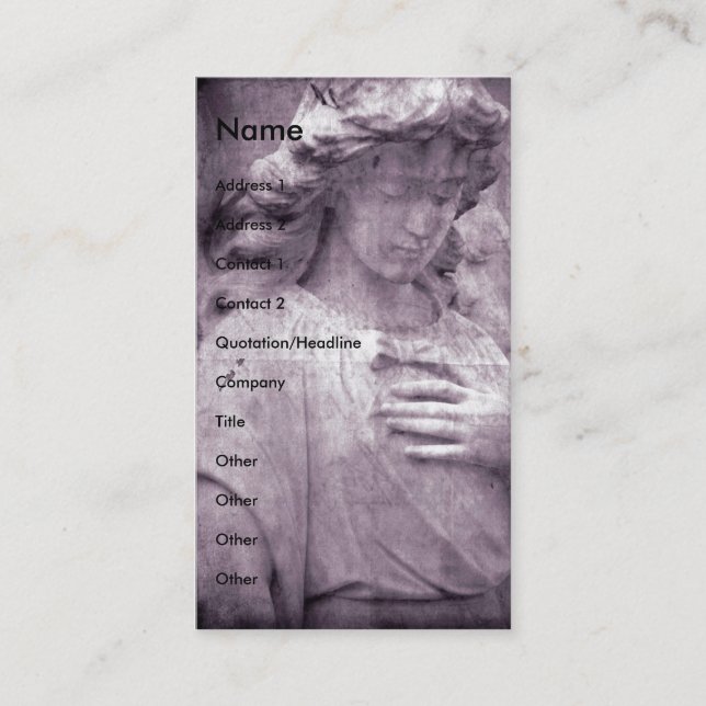 Angel Visitenkarte (Vorderseite)