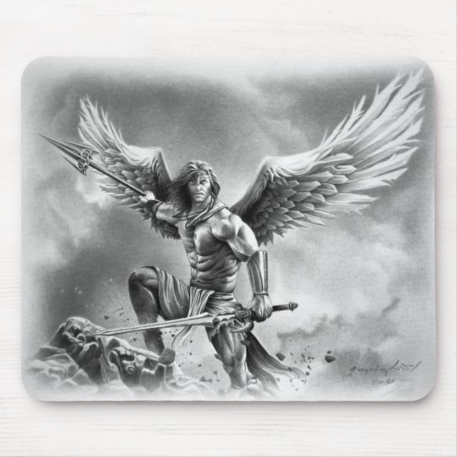 ANGEL WARRIOR Mouse Pad Mousepad (Vorne)