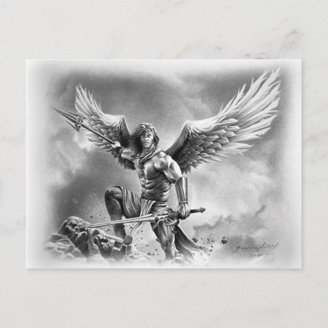 ANGEL WARRIOR Postcard Postkarte (Vorderseite)