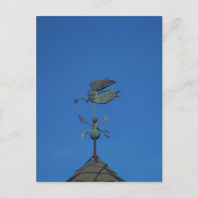Angel Weather Vane Postkarte (Vorderseite)