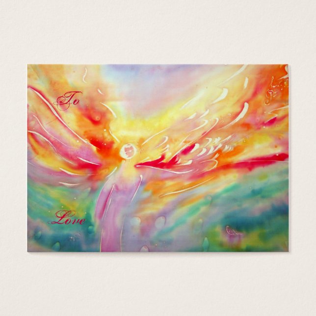 Angel - Weihnachtsgeschenk-Tag (Vorderseite)