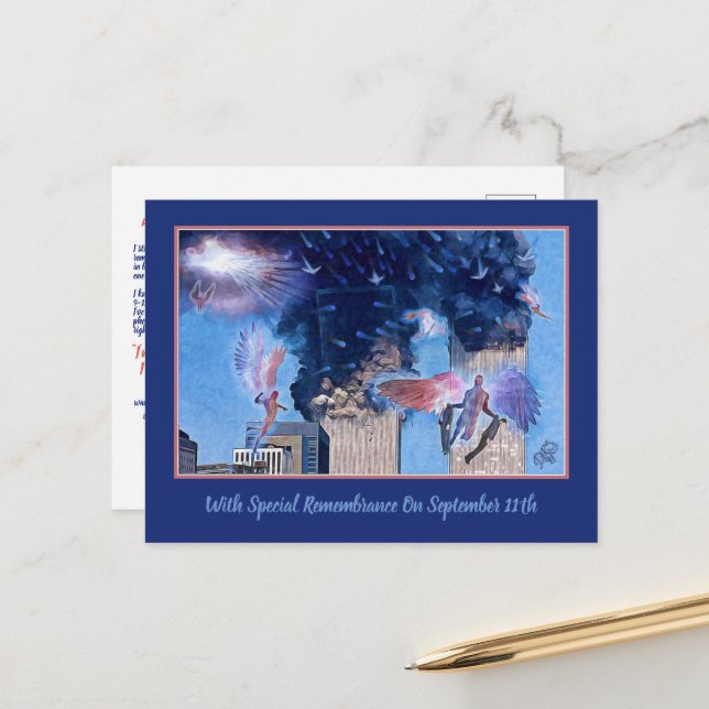 Angel - Wenn der Husten bricht Erinnerung Postkart Postkarte (Vorderseite/Rückseite Beispiel)