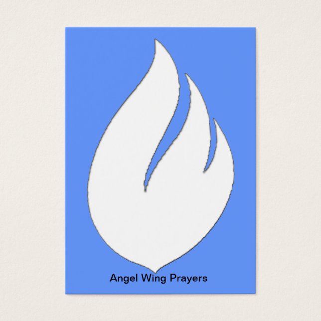 Angel Wing Gebet Cards (Vorderseite)