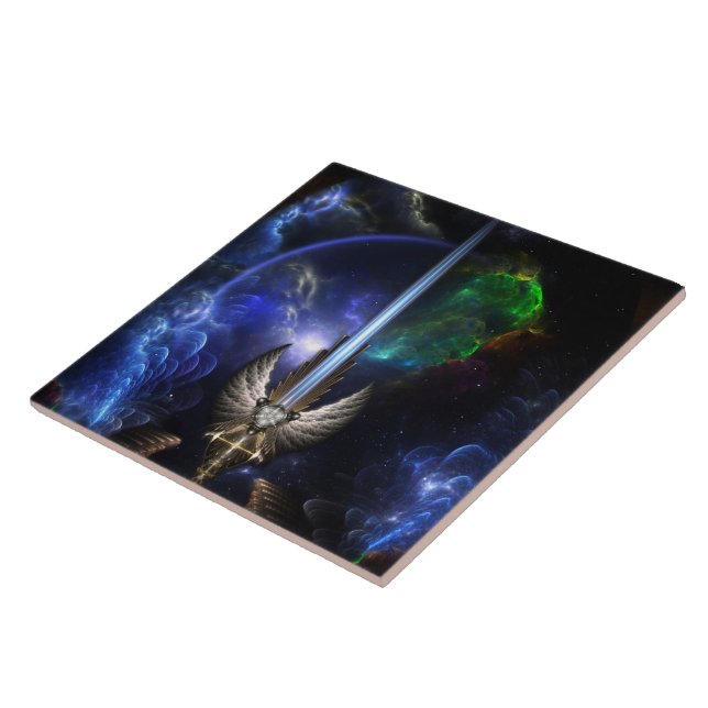 Angel Wing Schwert Arkledious Raumschiff Fliese (Seite)