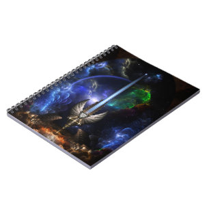 Angel Wing Sword von Arkledious Sp Spiral Notebook Notizblock