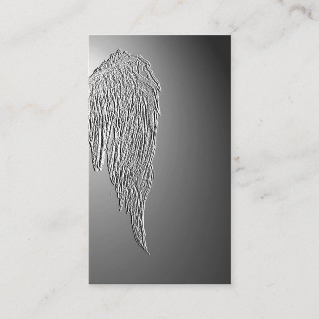 Angel Wing, Wings Spirituelle Psychische Visitenka Visitenkarte (Vorderseite)