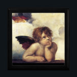 ANGEL / Winged Cherub Geschenkbox<br><div class="desc">Elegantes und klassisches Design.Gemälde aus Raffaello Sanzio ,  Details aus einem italienischen Meisterwerk der Renaissance Sistine Madonna (c. 1512-1514).Gemälde aus Rafaello Sanzio ,  Details aus einem italienischen Meisterwerk der Renaissance (1483-1520).digitale Abhandlung für einen besseren Druck von Bulgan Lumini .</div>