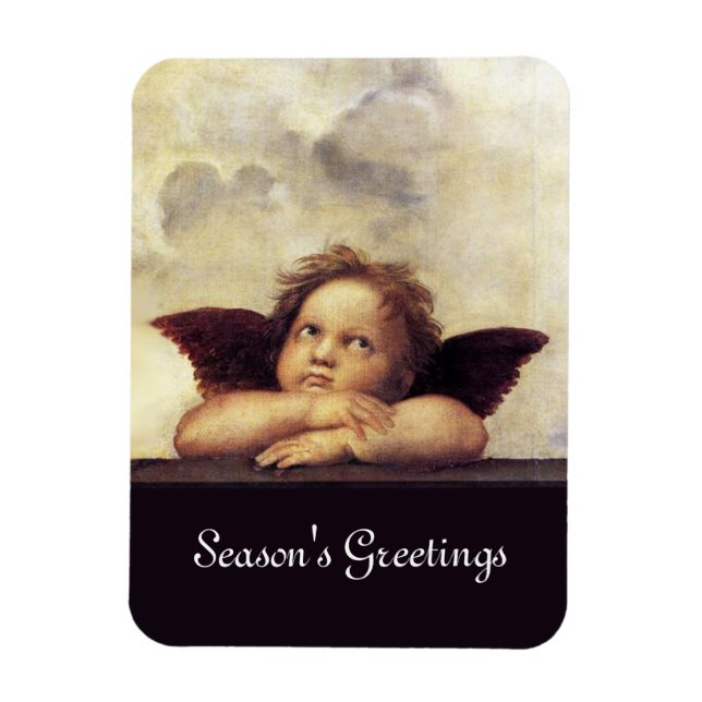 ANGEL / Winged Cherub Magnet (Vertikal)