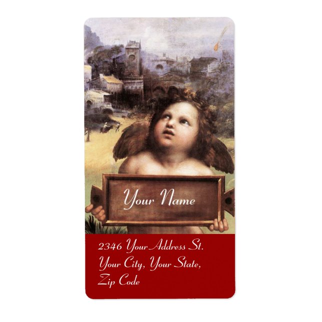 ANGEL / Winged Cherub, rot (Vorne)