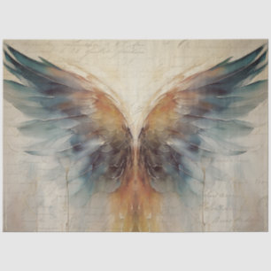 Angel Wings 2 Abstrakter Impressionismus Seidenpapier