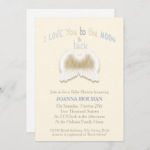 Angel Wings Baby Showcard