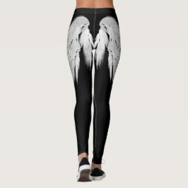ANGEL WINGS Black Leggings