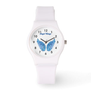 Angel Wings Blue Watch Armbanduhr