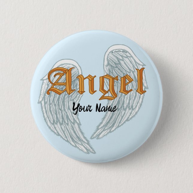 Angel Wings Button (Vorderseite)