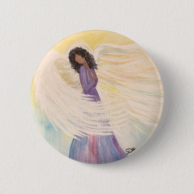 Angel Wings Button (Vorderseite)