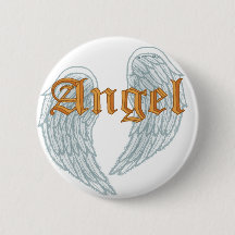 Angel Wings Button