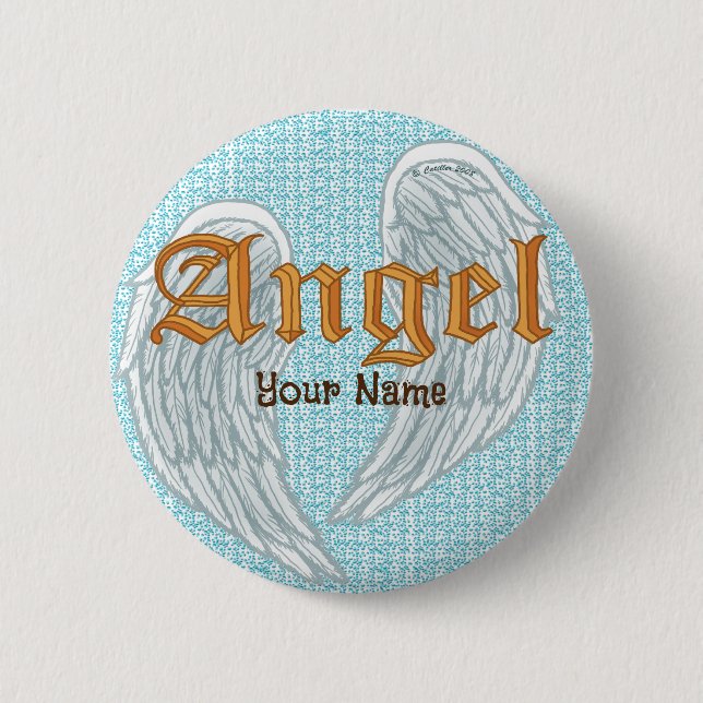 Angel Wings Button (Vorderseite)