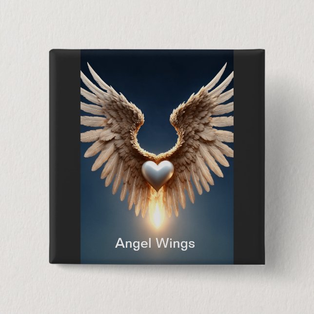Angel Wings Buttons (Vorderseite)