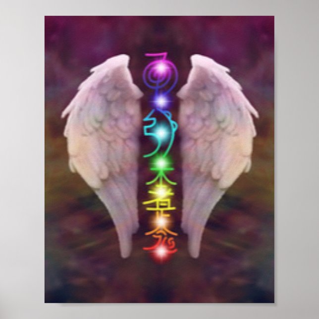 Angel Wings Chakra Poster (Vorne)
