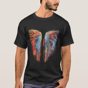 Angel Wings Circle of Life Fantasy Dream Abstrakt T-Shirt