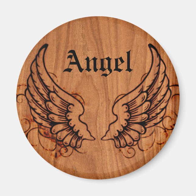 Angel Wings Custom Magnet (Vorne)