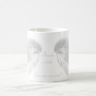 ANGEL WINGS 'Danke a latte' Coffee Pub Kaffeetasse