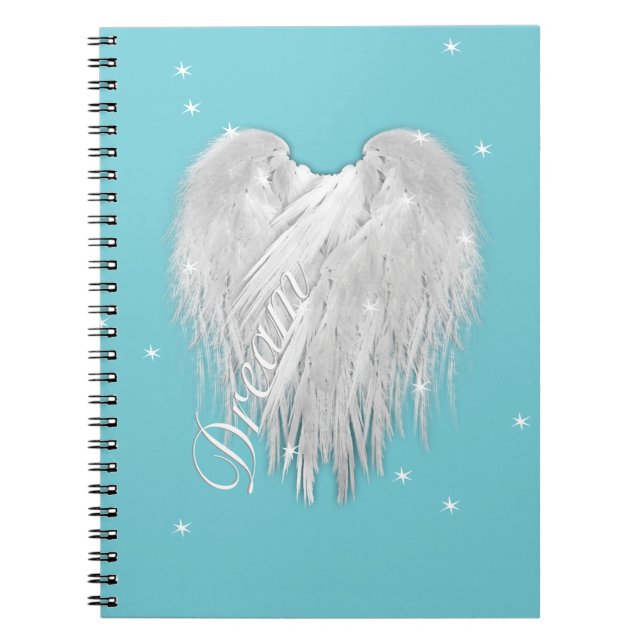 ANGEL WINGS 'Dream' Magic Heart Notizblock (Vorderseite)