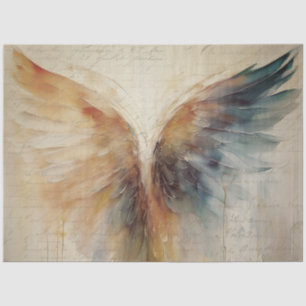 Angel Wings Ethereal Abstrakter Impressionismus Seidenpapier