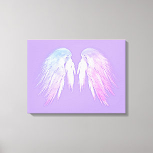 ANGEL WINGS Fairy Lila Leinwanddruck