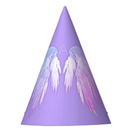 ANGEL WINGS Fairy Lila Monogram Partyhütchen