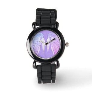 ANGEL WINGS Fairy Lila nummeriert Armbanduhr
