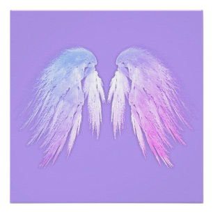 ANGEL WINGS Fairy Lila Poster