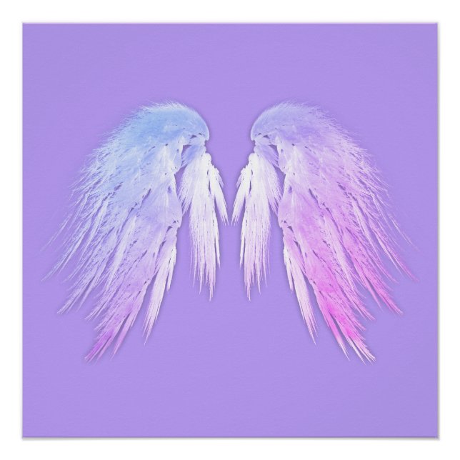 ANGEL WINGS Fairy Lila Poster (Vorderseite)