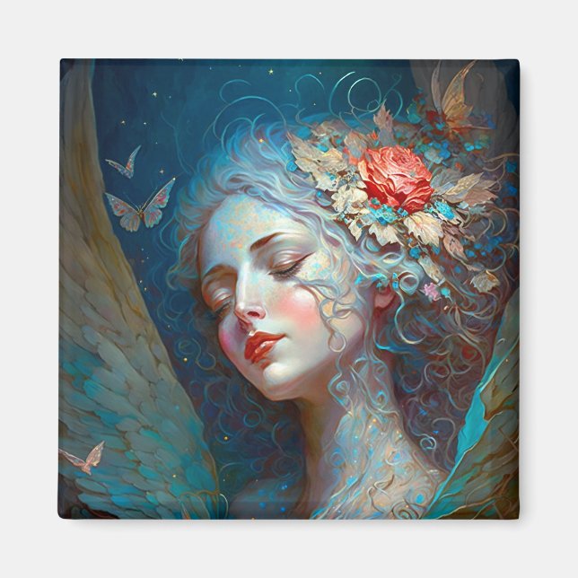Angel Wings Fantasy Art Magnet (Vorne)