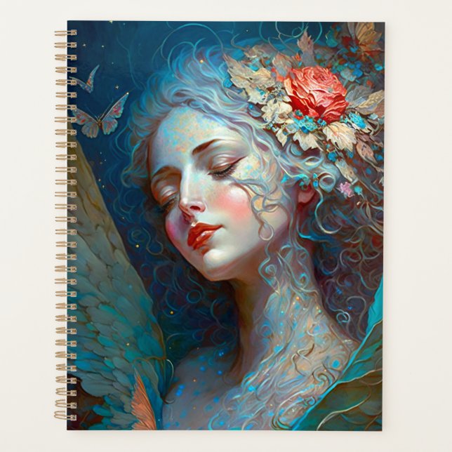 Angel Wings Fantasy Art Planner Planer (Vorderseite)