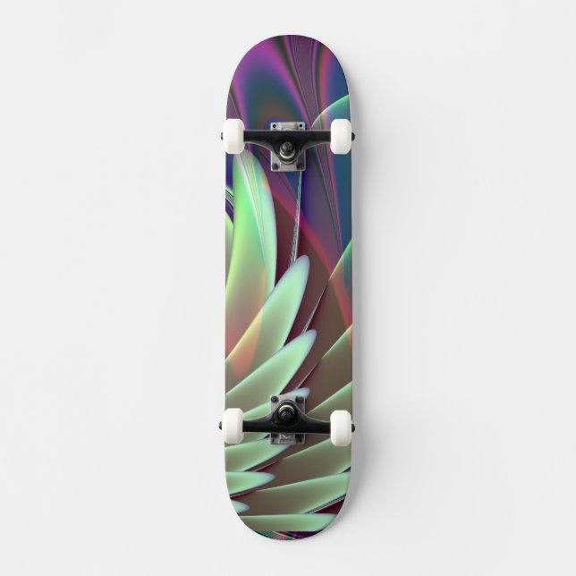 Angel Wings Fraktal Skateboard (Vorderseite)
