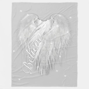 ANGEL WINGS 'Glauve' Magic Heart Fleecedecke