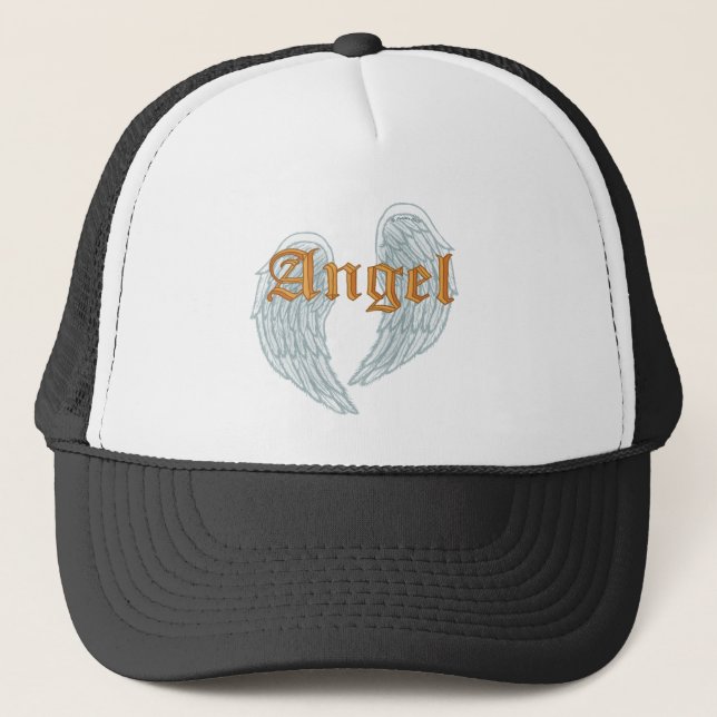 Angel Wings Hat Truckerkappe (Vorderseite)