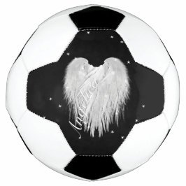 ANGEL WINGS Heart Black Starry Night Fußball