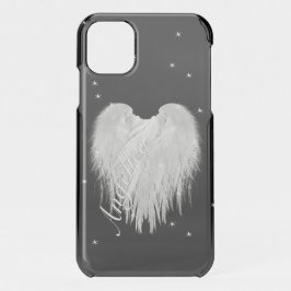 ANGEL WINGS Heart Black Starry Night iPhone 11 Hülle