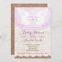 Angel Wings Lilac Baby ShowParty