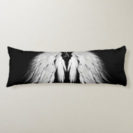 ANGEL WINGS Monogram Black Seitenschläferkissen