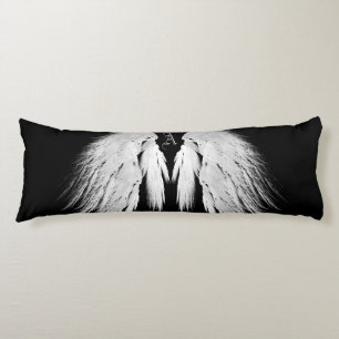 ANGEL WINGS Monogram Black Seitenschläferkissen